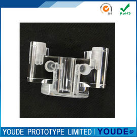 Custom CNC Plastic Prototype , Rapid Prototyping Acrylic Transparent Part