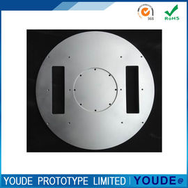 Small Amount CNC Aluminum Prototype Machining Plate With Silver Anodizing